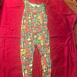 Duns Organic Cotton Vegetable Print Jumpsuit